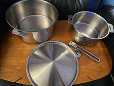 Cristel Cookware 2 Pots 3.5