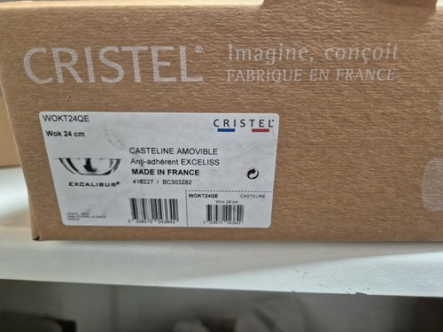 Cristel 24cm wok with - cristel,
