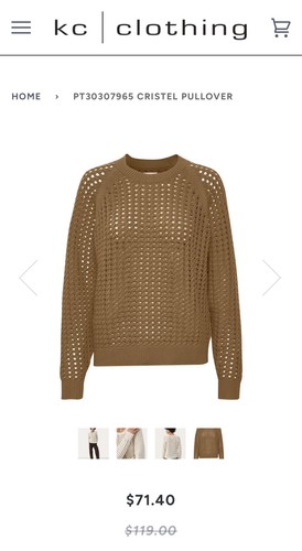 Part two knit - two, brown